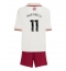 Fotbollsset Barn Arsenal Gabriel Martinelli #11 Tredje Tröja 2025-26 Mini-Kit Kortärmad (+ korta byxor)