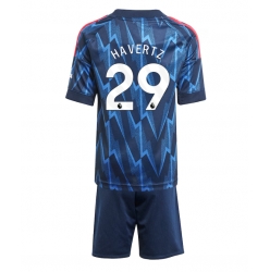 Fotbollsset Barn Arsenal Kai Havertz #29 Bortatröja 2025-26 Mini-Kit Kortärmad (+ korta byxor)