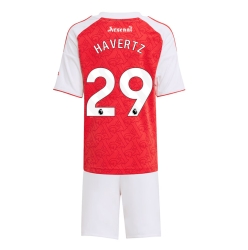 Fotbollsset Barn Arsenal Kai Havertz #29 Hemmatröja 2025-26 Mini-Kit Kortärmad (+ korta byxor)