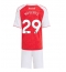Fotbollsset Barn Arsenal Kai Havertz #29 Hemmatröja 2025-26 Mini-Kit Kortärmad (+ korta byxor)
