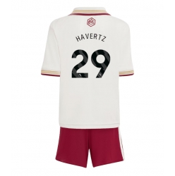 Fotbollsset Barn Arsenal Kai Havertz #29 Tredje Tröja 2025-26 Mini-Kit Kortärmad (+ korta byxor)