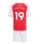 Fotbollsset Barn Arsenal Leandro Trossard #19 Hemmatröja 2025-26 Mini-Kit Kortärmad (+ korta byxor)