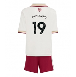 Fotbollsset Barn Arsenal Leandro Trossard #19 Tredje Tröja 2025-26 Mini-Kit Kortärmad (+ korta byxor)