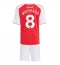 Fotbollsset Barn Arsenal Martin Odegaard #8 Hemmatröja 2025-26 Mini-Kit Kortärmad (+ korta byxor)