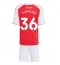 Fotbollsset Barn Arsenal Martin Zubimendi #36 Hemmatröja 2025-26 Mini-Kit Kortärmad (+ korta byxor)