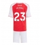 Fotbollsset Barn Arsenal Mikel Merino #23 Hemmatröja 2025-26 Mini-Kit Kortärmad (+ korta byxor)