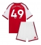 Fotbollsset Barn Arsenal Myles Lewis-Skelly #49 Hemmatröja 2026-27 Mini-Kit Kortärmad (+ korta byxor)