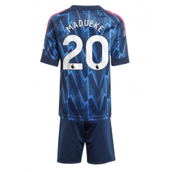 Fotbollsset Barn Arsenal Noni Madueke #20 Bortatröja 2025-26 Mini-Kit Kortärmad (+ korta byxor)
