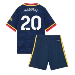 Fotbollsset Barn Arsenal Noni Madueke #20 Bortatröja 2026-27 Mini-Kit Kortärmad (+ korta byxor)