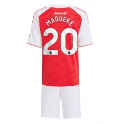 Fotbollsset Barn Arsenal Noni Madueke #20 Hemmatröja 2025-26 Mini-Kit Kortärmad (+ korta byxor)