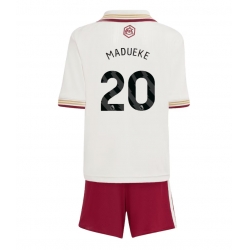 Fotbollsset Barn Arsenal Noni Madueke #20 Tredje Tröja 2025-26 Mini-Kit Kortärmad (+ korta byxor)