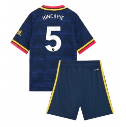 Fotbollsset Barn Arsenal Piero Hincapie #5 Bortatröja 2026-27 Mini-Kit Kortärmad (+ korta byxor)