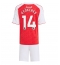 Fotbollsset Barn Arsenal Viktor Gyokeres #14 Hemmatröja 2025-26 Mini-Kit Kortärmad (+ korta byxor)