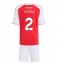 Fotbollsset Barn Arsenal William Saliba #2 Hemmatröja 2025-26 Mini-Kit Kortärmad (+ korta byxor)
