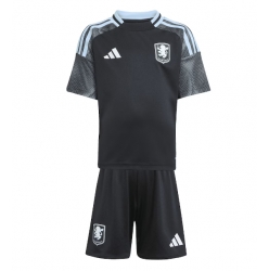 Fotbollsset Barn Aston Villa Bortatröja 2025-26 Mini-Kit Kortärmad (+ korta byxor)