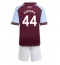 Fotbollsset Barn Aston Villa Boubacar Kamara #44 Hemmatröja 2025-26 Mini-Kit Kortärmad (+ korta byxor)