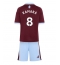 Fotbollsset Barn Aston Villa Boubacar Kamara #8 Hemmatröja 2026-27 Mini-Kit Kortärmad (+ korta byxor)