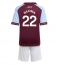 Fotbollsset Barn Aston Villa Ian Maatsen #22 Hemmatröja 2025-26 Mini-Kit Kortärmad (+ korta byxor)