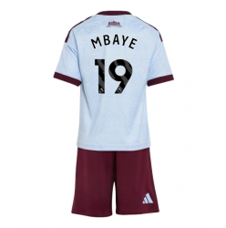 Fotbollsset Barn Aston Villa Ibrahim Mbaye #19 Tredje Tröja 2026-27 Mini-Kit Kortärmad (+ korta byxor)