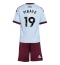 Fotbollsset Barn Aston Villa Ibrahim Mbaye #19 Tredje Tröja 2026-27 Mini-Kit Kortärmad (+ korta byxor)