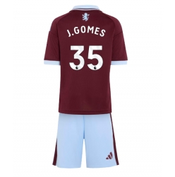 Fotbollsset Barn Aston Villa Joao Gomes #35 Hemmatröja 2026-27 Mini-Kit Kortärmad (+ korta byxor)