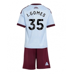 Fotbollsset Barn Aston Villa Joao Gomes #35 Tredje Tröja 2026-27 Mini-Kit Kortärmad (+ korta byxor)