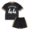 Fotbollsset Barn Aston Villa Johan Manzambi #44 Bortatröja 2026-27 Mini-Kit Kortärmad (+ korta byxor)
