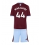Fotbollsset Barn Aston Villa Johan Manzambi #44 Hemmatröja 2026-27 Mini-Kit Kortärmad (+ korta byxor)