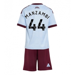 Fotbollsset Barn Aston Villa Johan Manzambi #44 Tredje Tröja 2026-27 Mini-Kit Kortärmad (+ korta byxor)