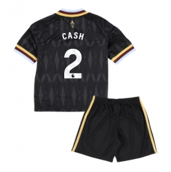 Fotbollsset Barn Aston Villa Matty Cash #2 Bortatröja 2026-27 Mini-Kit Kortärmad (+ korta byxor)