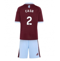 Fotbollsset Barn Aston Villa Matty Cash #2 Hemmatröja 2026-27 Mini-Kit Kortärmad (+ korta byxor)