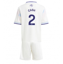 Fotbollsset Barn Aston Villa Matty Cash #2 Tredje Tröja 2025-26 Mini-Kit Kortärmad (+ korta byxor)