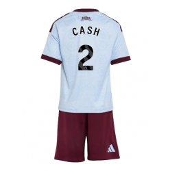 Fotbollsset Barn Aston Villa Matty Cash #2 Tredje Tröja 2026-27 Mini-Kit Kortärmad (+ korta byxor)