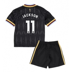 Fotbollsset Barn Aston Villa Nicolas Jackson #11 Bortatröja 2026-27 Mini-Kit Kortärmad (+ korta byxor)