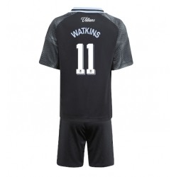 Fotbollsset Barn Aston Villa Ollie Watkins #11 Bortatröja 2025-26 Mini-Kit Kortärmad (+ korta byxor)
