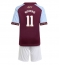 Fotbollsset Barn Aston Villa Ollie Watkins #11 Hemmatröja 2025-26 Mini-Kit Kortärmad (+ korta byxor)
