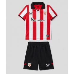 Fotbollsset Barn Athletic Bilbao Hemmatröja 2025-26 Mini-Kit Kortärmad (+ korta byxor)