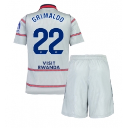 Fotbollsset Barn Atletico Madrid Alejandro Grimaldo #22 Tredje Tröja 2026-27 Mini-Kit Kortärmad (+ korta byxor)