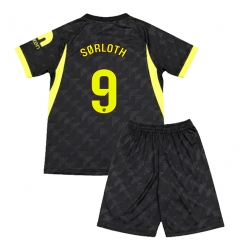 Fotbollsset Barn Atletico Madrid Alexander Sorloth #9 Bortatröja 2026-27 Mini-Kit Kortärmad (+ korta byxor)