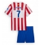 Fotbollsset Barn Atletico Madrid Antoine Griezmann #7 Hemmatröja 2025-26 Mini-Kit Kortärmad (+ korta byxor)
