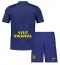 Fotbollsset Barn Atletico Madrid Bortatröja 2025-26 Mini-Kit Kortärmad (+ korta byxor)
