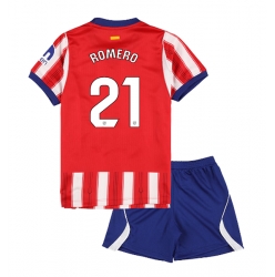 Fotbollsset Barn Atletico Madrid Cristian Romero #21 Hemmatröja 2026-27 Mini-Kit Kortärmad (+ korta byxor)