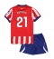 Fotbollsset Barn Atletico Madrid Cristian Romero #21 Hemmatröja 2026-27 Mini-Kit Kortärmad (+ korta byxor)