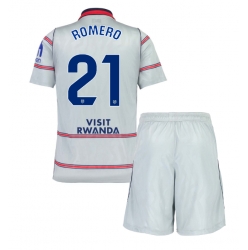 Fotbollsset Barn Atletico Madrid Cristian Romero #21 Tredje Tröja 2026-27 Mini-Kit Kortärmad (+ korta byxor)
