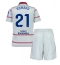 Fotbollsset Barn Atletico Madrid Cristian Romero #21 Tredje Tröja 2026-27 Mini-Kit Kortärmad (+ korta byxor)