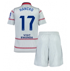 Fotbollsset Barn Atletico Madrid David Hancko #17 Tredje Tröja 2026-27 Mini-Kit Kortärmad (+ korta byxor)