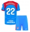 Fotbollsset Barn Atletico Madrid Giacomo Raspadori #22 Tredje Tröja 2025-26 Mini-Kit Kortärmad (+ korta byxor)