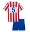 Fotbollsset Barn Atletico Madrid Johnny Cardoso #5 Hemmatröja 2025-26 Mini-Kit Kortärmad (+ korta byxor)