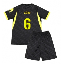 Fotbollsset Barn Atletico Madrid Koke #6 Bortatröja 2026-27 Mini-Kit Kortärmad (+ korta byxor)
