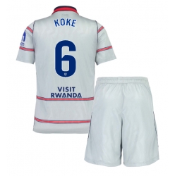 Fotbollsset Barn Atletico Madrid Koke #6 Tredje Tröja 2026-27 Mini-Kit Kortärmad (+ korta byxor)
